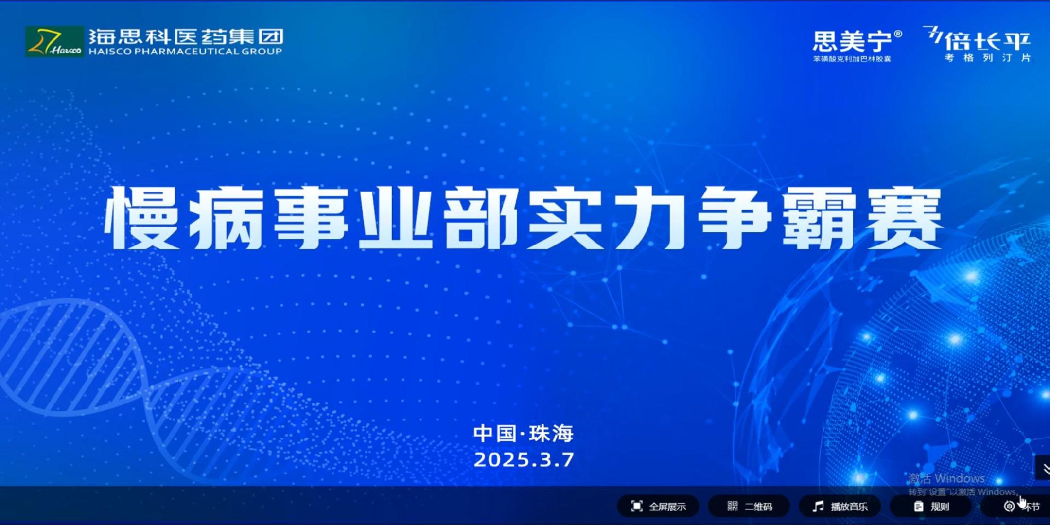慢病事业部实力争霸赛